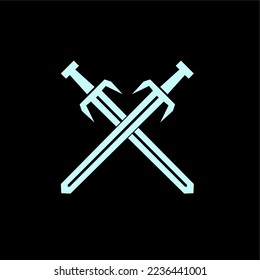 vector illustration of a sword. good used for your logo or product