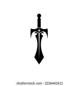 Vektorgrafik eines Schwert. gut für Ihr Logo oder Ihr Produkt verwendet