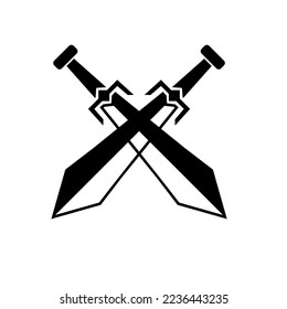ilustración vectorial de una espada. bien utilizado para su logotipo o producto