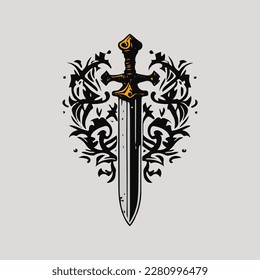 Premium Vector  Illustration of sword