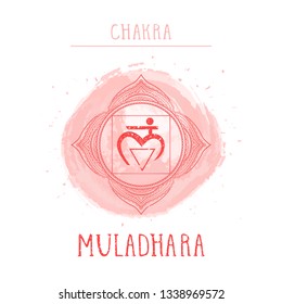 Muladhara Chakra Symbol Stock Illustration 594866018 | Shutterstock