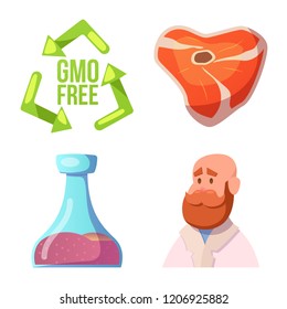 Vector illustration of  and  symbol. Collection of  and  stock symbol for web.