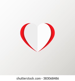 Vector illustration. Symbol design. Heart icon picture, Heart icon flat, Heart icon design, Heart icon web.