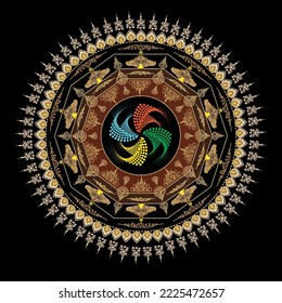 Vector illustration symbol of faith and good luck.