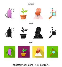 Vector illustration of  and  symbol. Set of  and  stock symbol for web.