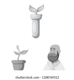 Vector illustration of  and  symbol. Set of  and  stock symbol for web.