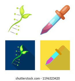 Vector illustration of  and  symbol. Set of  and  stock symbol for web.