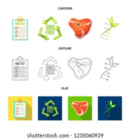 Vector illustration of  and  symbol. Set of  and  stock symbol for web.