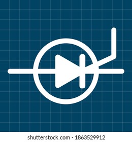 Vector illustration symbol Thyristor Generic Symbol