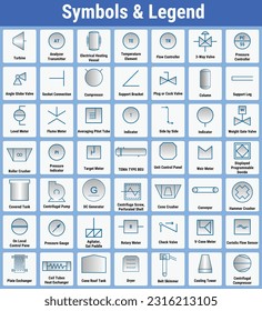 Vektorgrafik für Symbole - Legenden