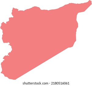 Vector Illustration of Syria map