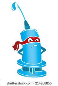Vector illustration. Syringe.