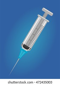 Vector Illustration of Syringe
