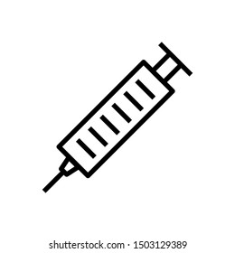 Vector Illustration
Syringe Capsule icon
Line Style