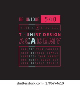 Vector illustration of  t shirt graphics