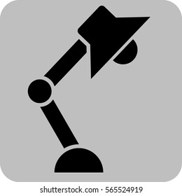 Vektorgrafik mit Lampensymbol
