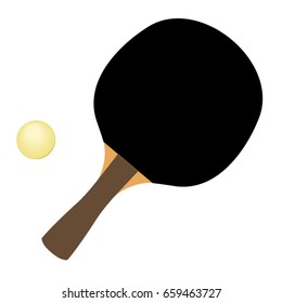 vector illustration of table tennis ball