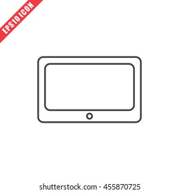 Vector illustration of tablet icon