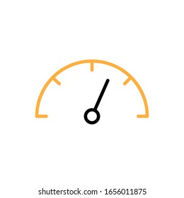 Vector illustration, tachometer icon template