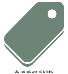 Vector Illustration of Tag Icon in gray
