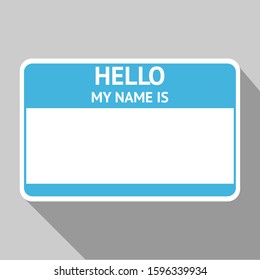 14,366 Blue Name Tag Images, Stock Photos & Vectors | Shutterstock