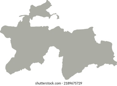 Mapa de la ilustración vectorial de Tayikistán