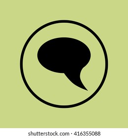 Vector illustration of talk icon. Premium quality web icon.