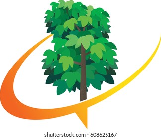 Vector illustration, talk nature forum communication