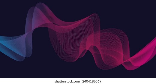 Vector illustration of talking sound waves vector