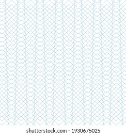 Ilustración vectorial de la rejilla del tangier, fondo de la guilloche de onda abstracta