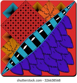 Vector illustration of the tangle pattern. Can use like a beer coaster
