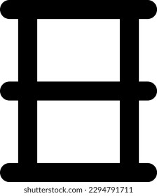 Vektorgrafik eines Panzerliniensymbol. Lagerung von Flüssigkeiten und Brennstoffen.