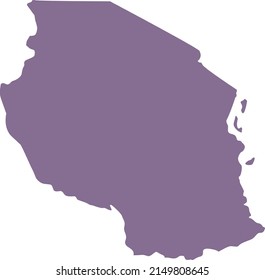 Vector Illustration of Tanzania map