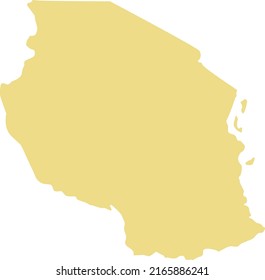 Vector Illustration of Tanzania map
