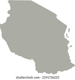 Vector Illustration of Tanzania map