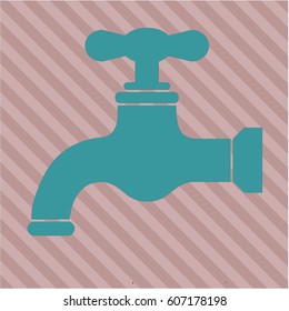 Vector Illustration Of Tap icon or symbol
