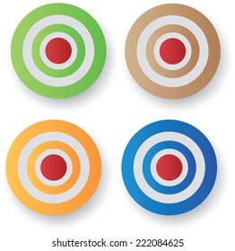 Vector illustration of target