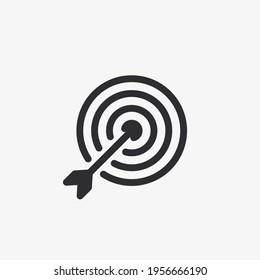 Vector illustration of a target icon