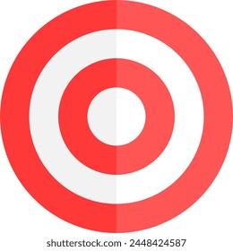 Vector illustration of a target. Target icon.