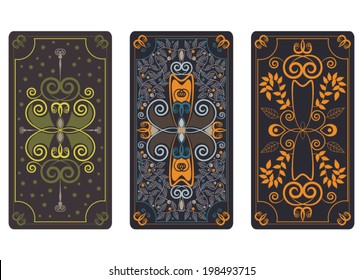 Vector illustration for Tarot cards