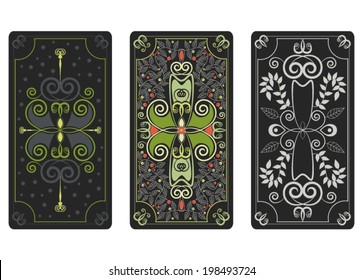 Vector illustration for Tarot cards