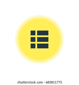 Vector Illustration Of Tasks Icon. Beautiful Online Element Also Can Be Used As List Element.