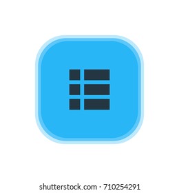 Vector Illustration Of Tasks Icon. Beautiful Internet Element Also Can Be Used As List Element.