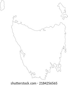 1,690 Tasmania Outline Images, Stock Photos & Vectors | Shutterstock