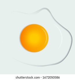 Vector illustration of tasty egg