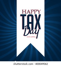 Vector illustration of Taxes design over white background.