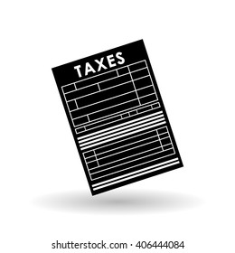 Vector illustration of Taxes , editable icon