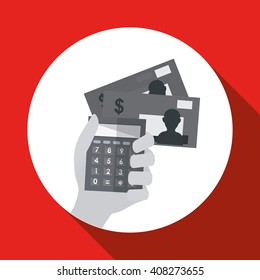 Vector illustration of Taxes , editable icon