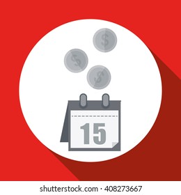 Vector illustration of Taxes , editable icon
