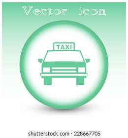 Vector illustration of a taxi 